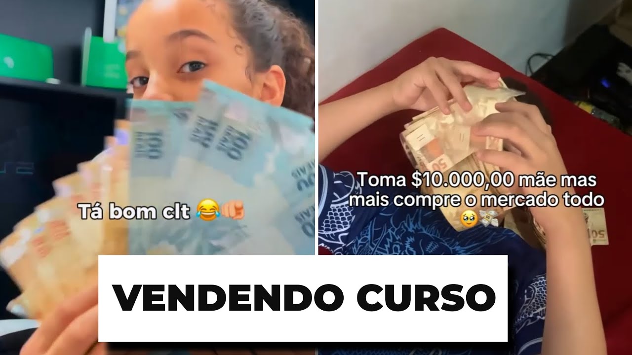 CRIANÇAS vendendo CURSO de como ficar MILiONÁRIO