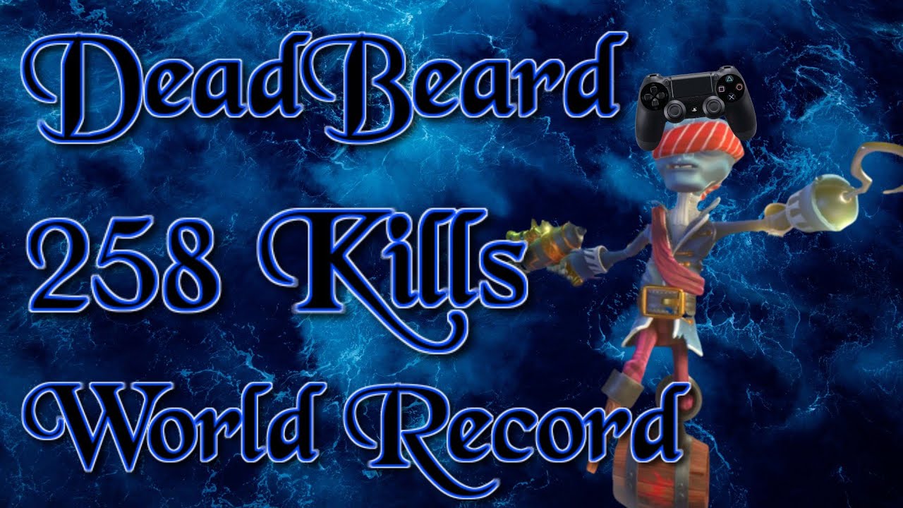 Captain Deadbeard 258 Kills World Record PvZ GW2