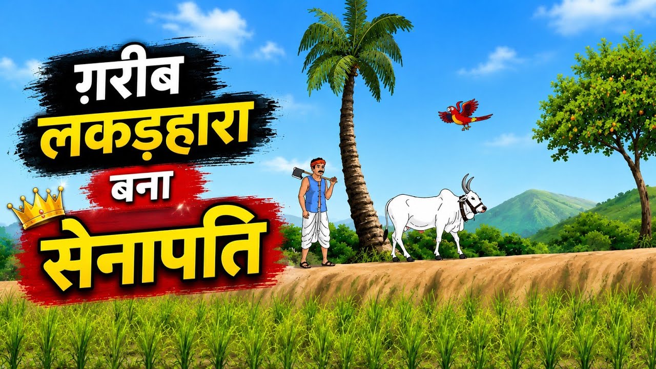 ग़रीब लकड़हारे का तक़दीर | HINDI KAHANIYA | NEW KAHANIYA | JAADUI KAHANIYA | CARTOON KAHANIYA