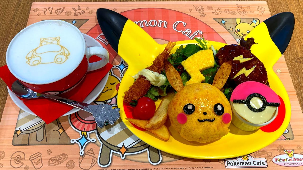 【Japanese Animation】Pokemon Cafe in Nihonbashi where you can meet Pikachu | Tokyo Japan | 2022