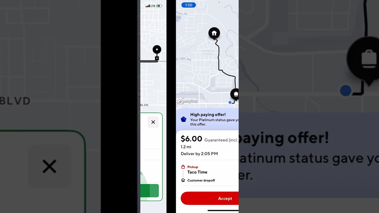 DoorDash Real Orders Day After Christmas-Dasher/Uber Eats #doordash #doordashdriver #doordashorder