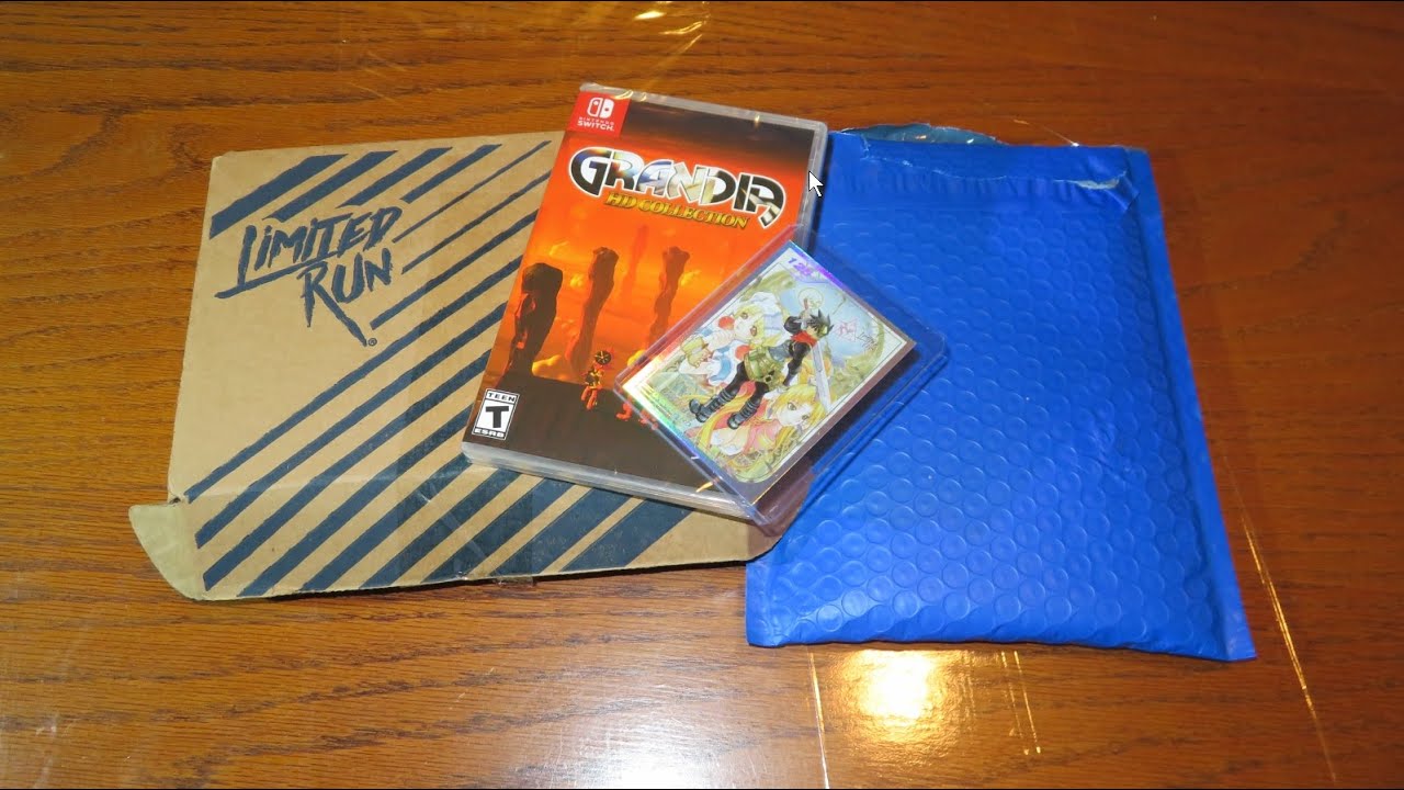 Grandia HD Collection - Switch - Limited Run Unboxing