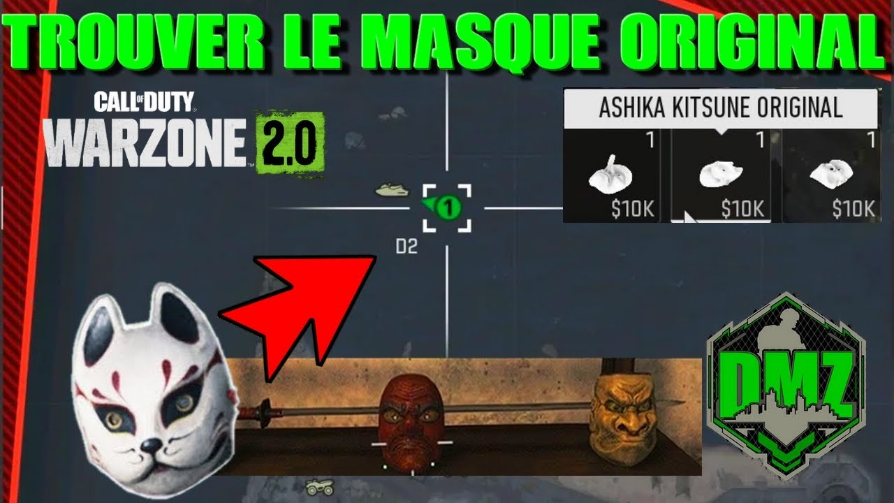 TROUVER LE MASQUE ORIGINAL D' ASHIKA ISLAND - Call of Duty Warzone2 DMZ