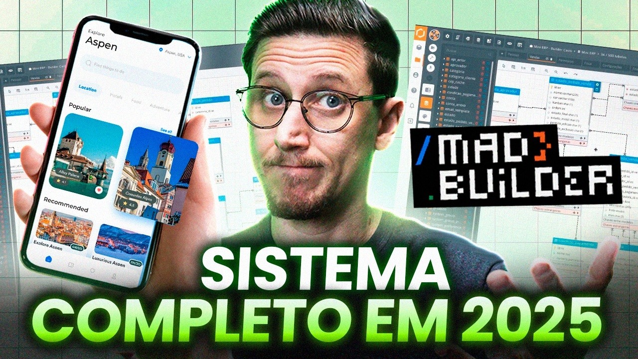 Como Criar um SISTEMA COMPLETO em 2025 Usando Desenvolvimento Visual