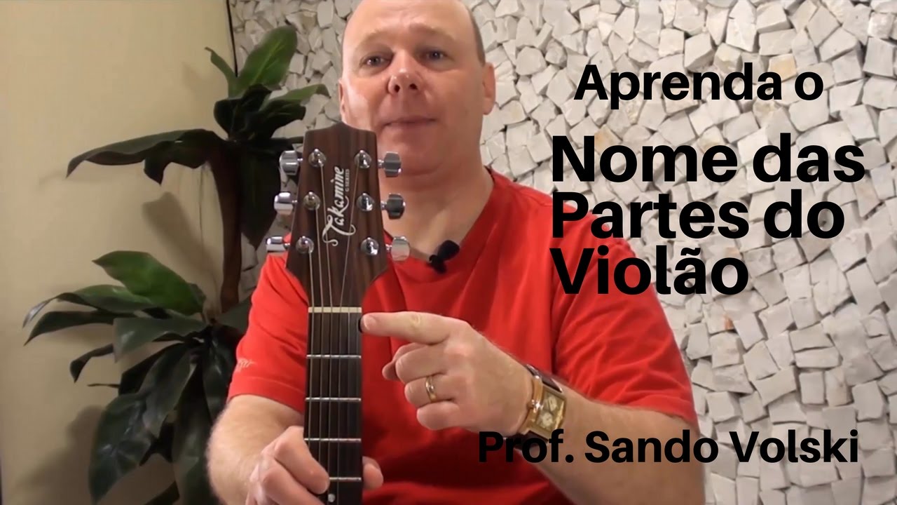 Aprenda o Nomes das Partes do Violão