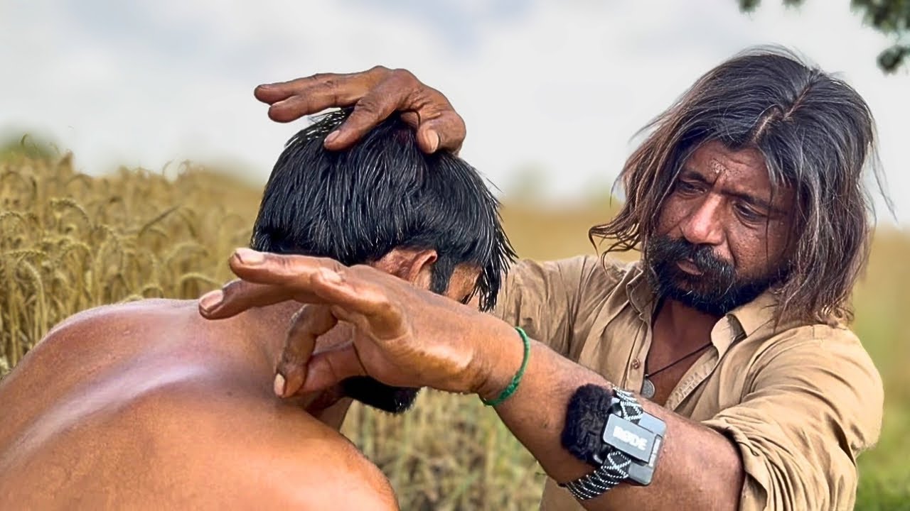 BENGALI BABA GREATEST MASSAGE | ASMR HEAD, BACK, EAR, SHOULDER, ELBOW MASSAGE WITH DEEP SLEEP 