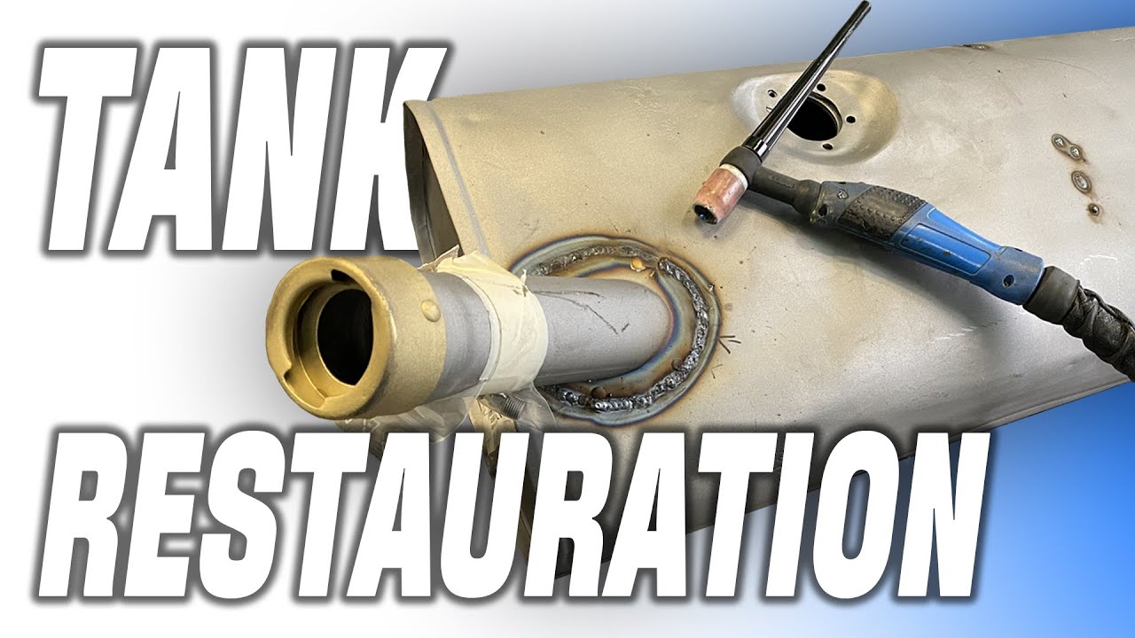Tank Schweißen anleitung Oldtimer Motorradtank Schweißen Sanieren Versiegeln Entrosten MAG Schweißen