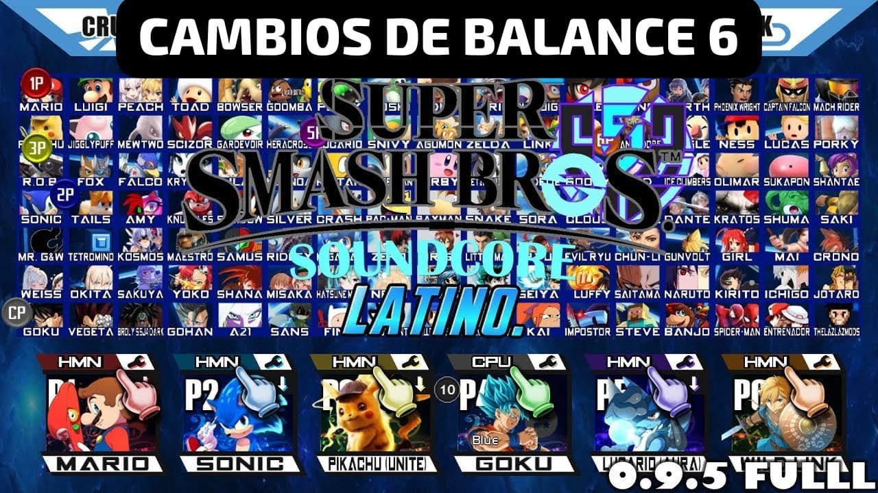 Super Smash Bros Crusade Latino | Cambios de balance 6