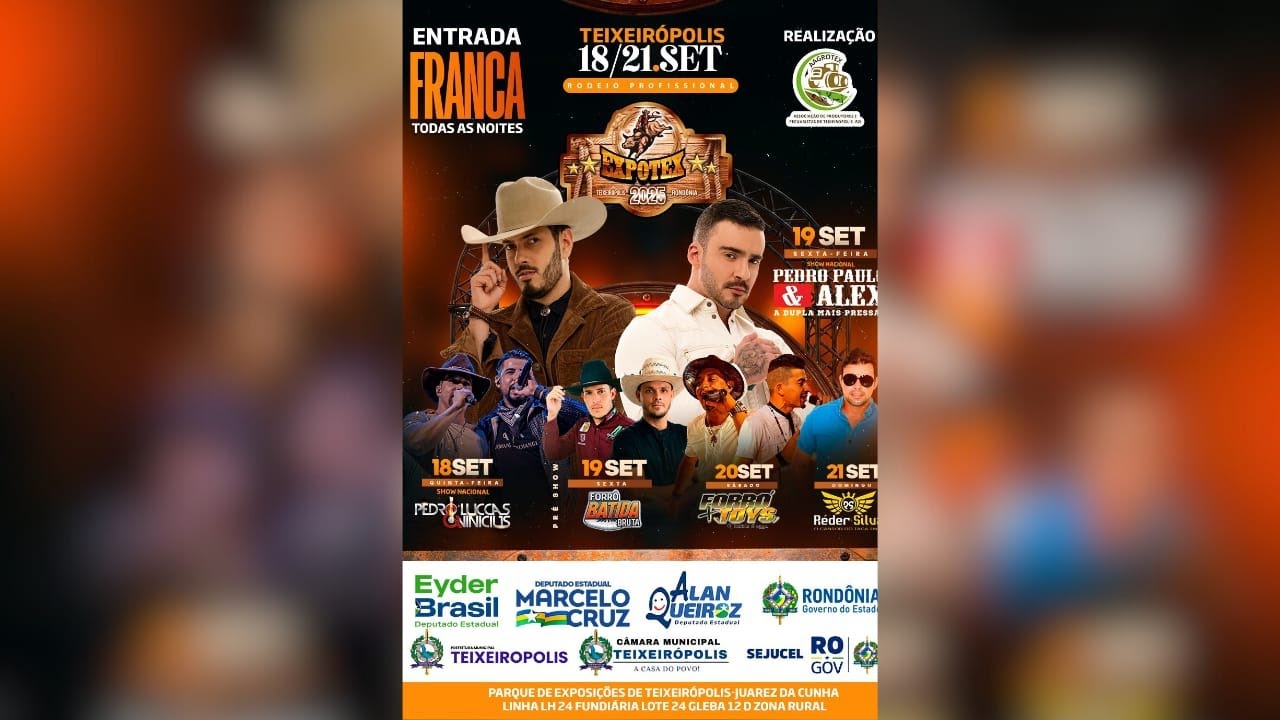 Expotex 18/09/2025 - RODEIO EM TOUROS PROFISSIONAL
