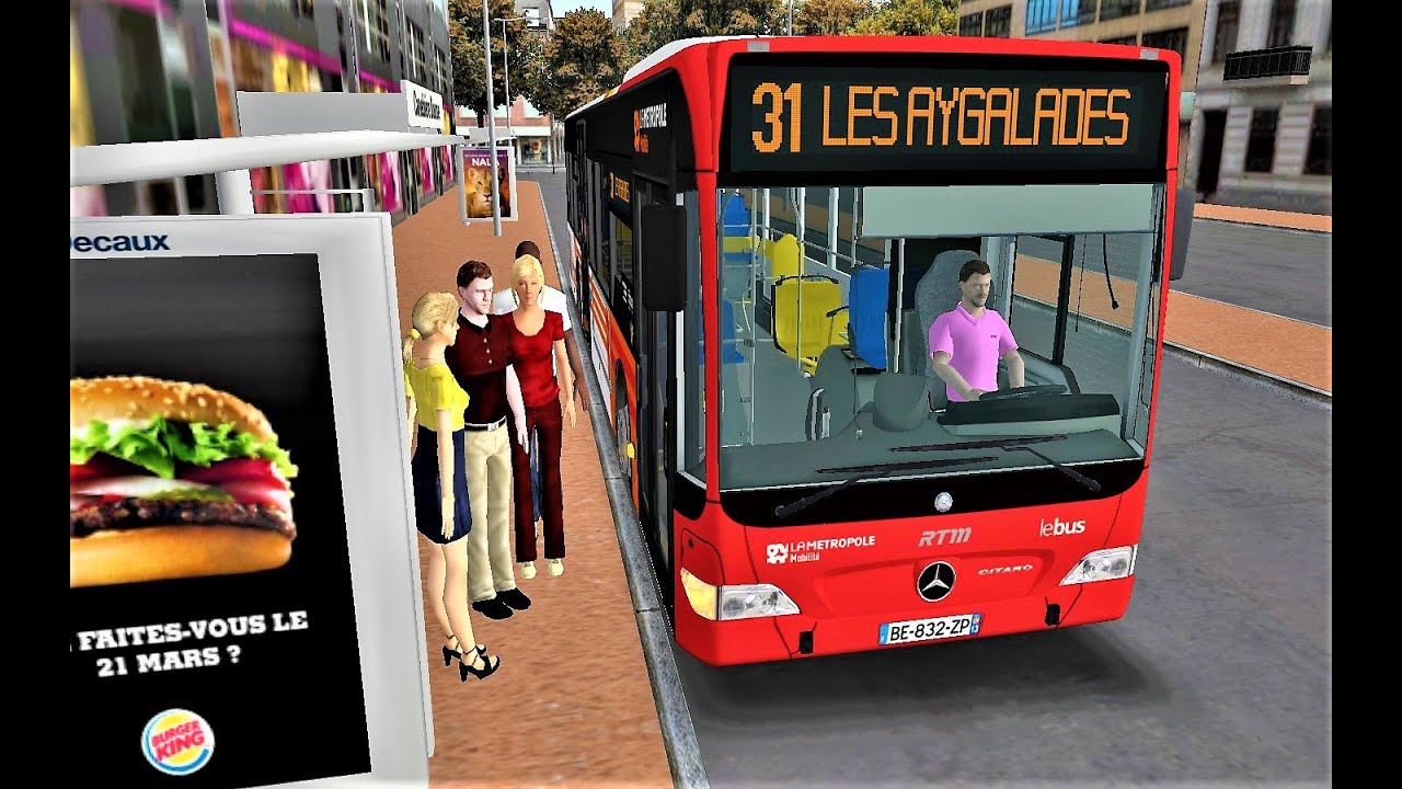 OMSI 2 🚌 Ligne 31 sur la map RTM