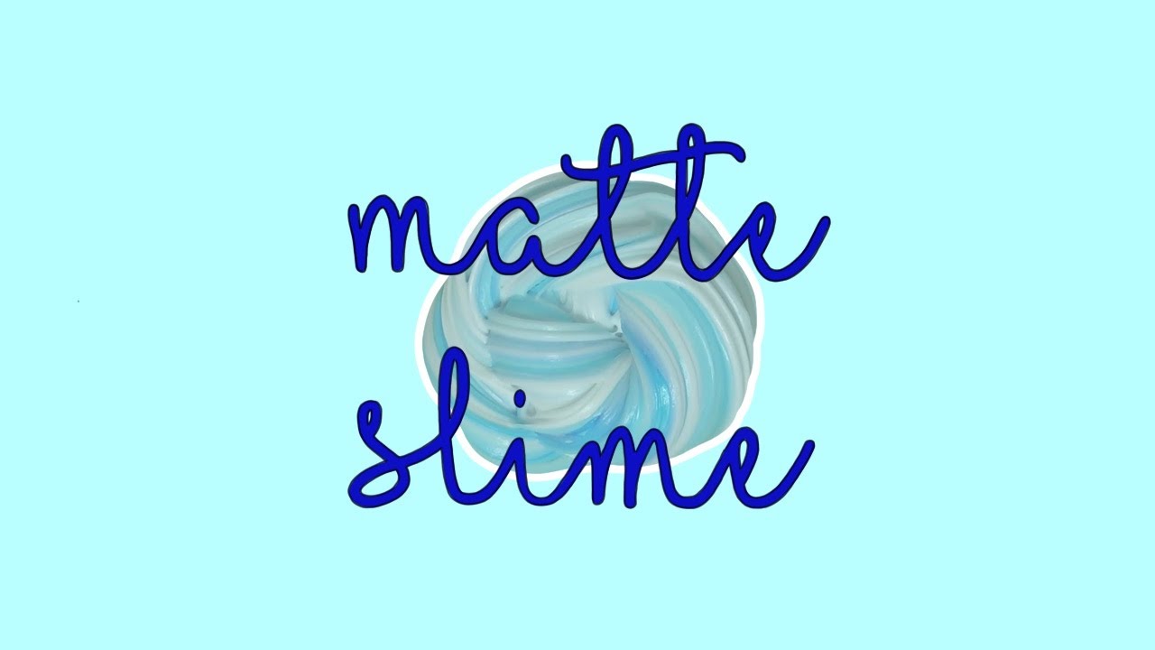 DIY Matte Slime! // CraftyCatCreations