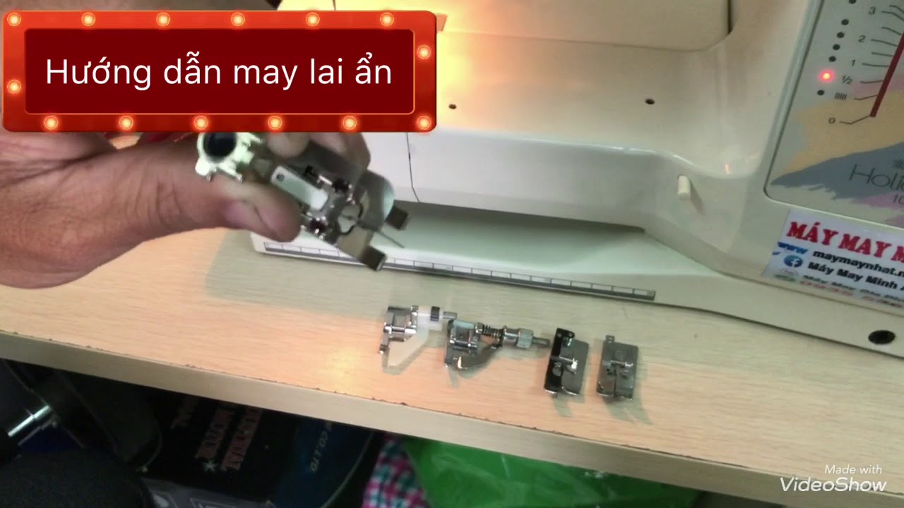 Cách may lai ẩn và sử dụng chân vịt lai ẩn