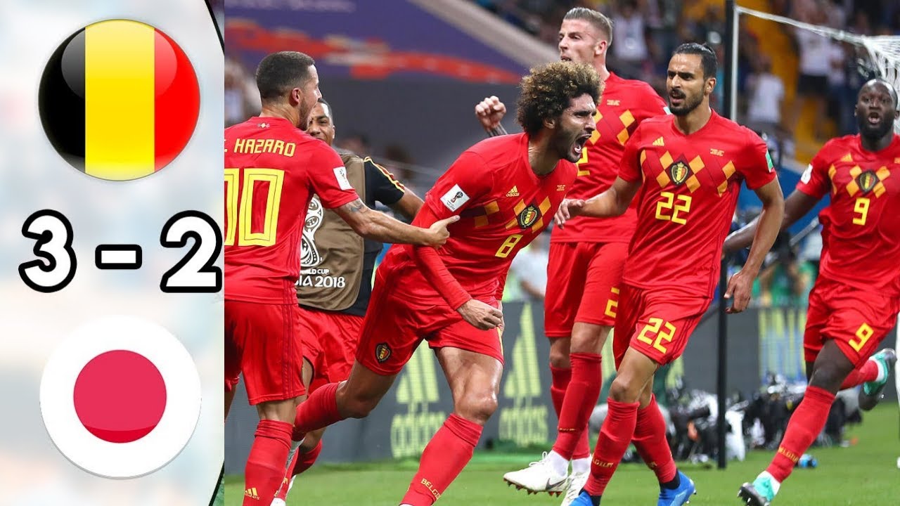 Belgium Vs Japan (3-2) FIFA World Cup 2018 Highlights Full English Commentary