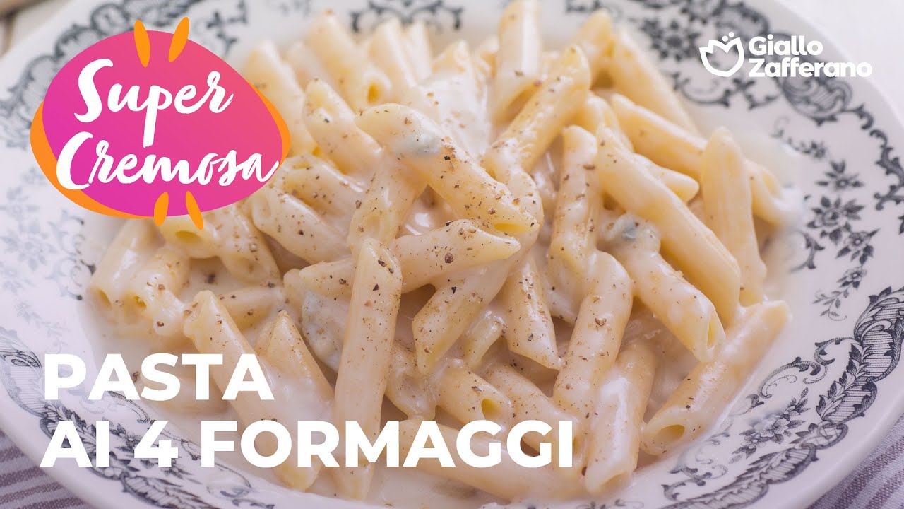 PASTA AI 4 FORMAGGI: VELLUTATA e CREMOSA😍🍝🧀