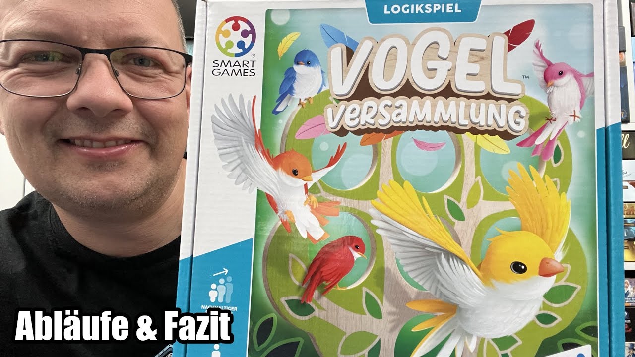 Vogel Versammlung (Smart Games) - Logikspiel und Solospiel ab 5 Jahren