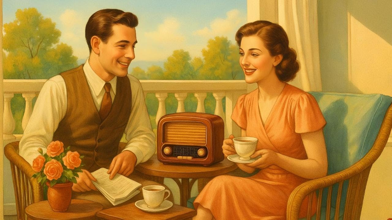 Vintage Morning Jazz Radio 1930s 1940s ✨ A calm moment that makes life feel easier again
