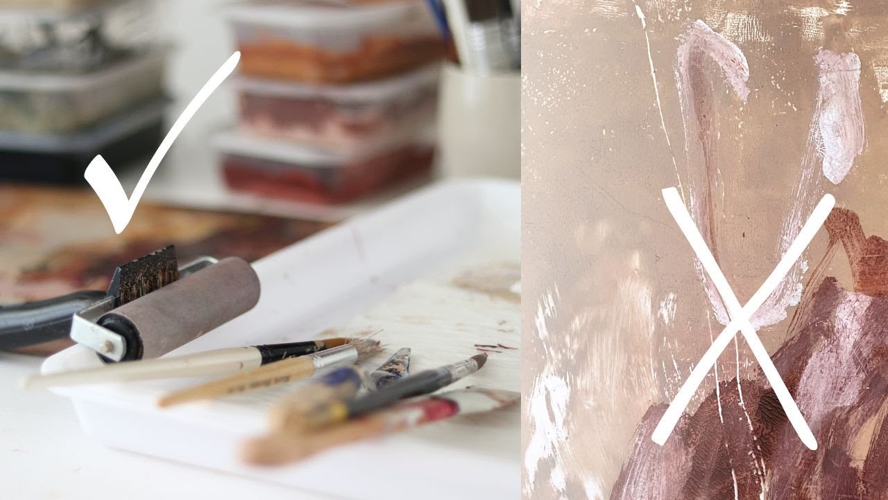 5 techniques for abstract painting - One fail!