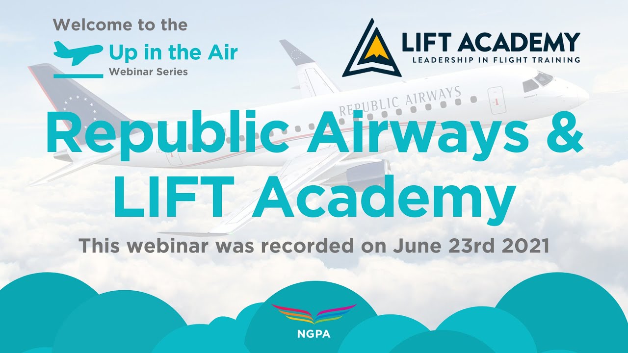 Up in the Air with LIFT Academy & Republic Airways