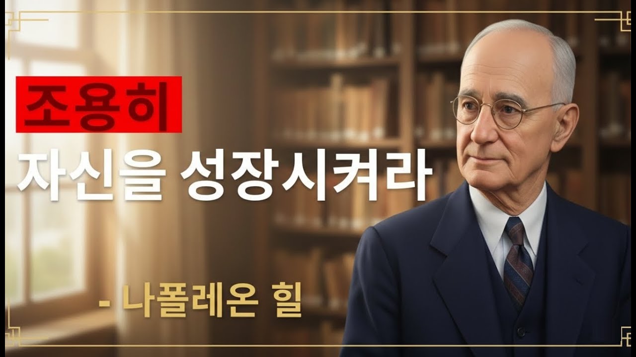 남과 비교하지 말고, 당신 자신에 집중하세요 – 나폴레온 힐 인생 철학
