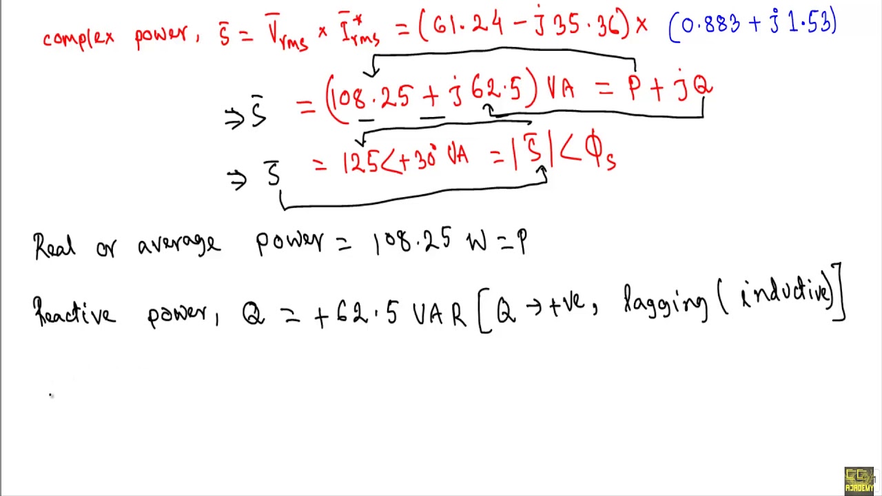 Complex Power : Example 1