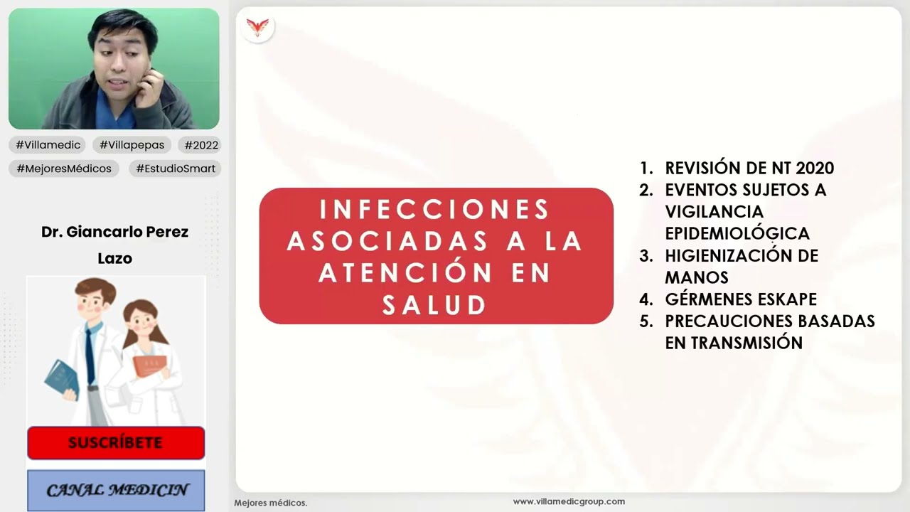 INFECCIONES ASOCIADAS A LA ATENCIÓN EN SALUD - INFECTOLOGÍA - VILLAMEDIC
