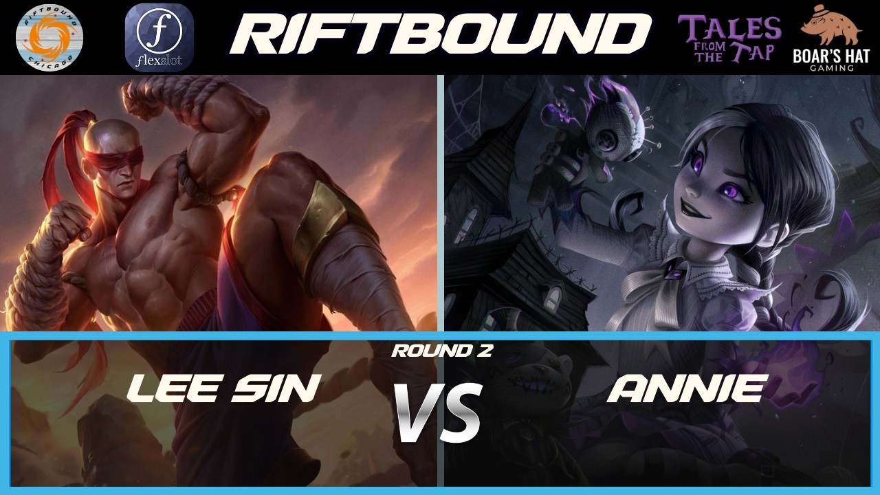 Lee Sin VS Annie  [Riftbound Gameplay Round 2 Pre SF]