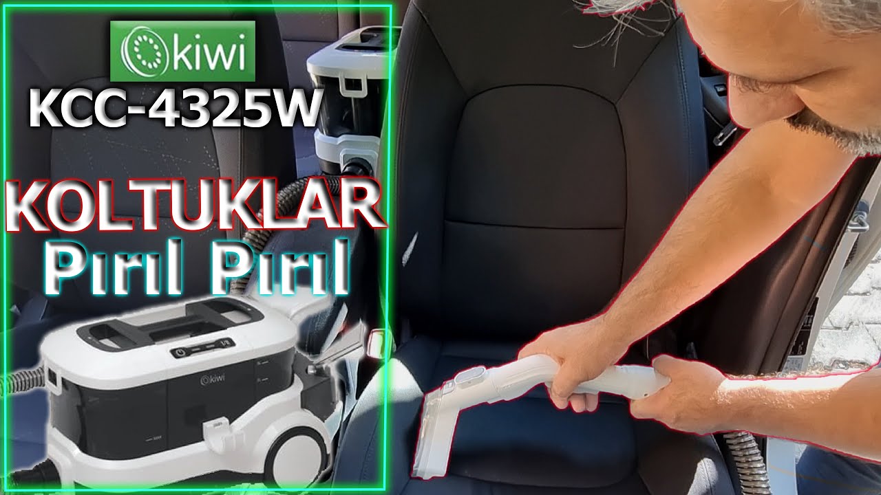 Я сделал автокресла Kia Rio блестящими с помощью Kiwi KCC-4325W.