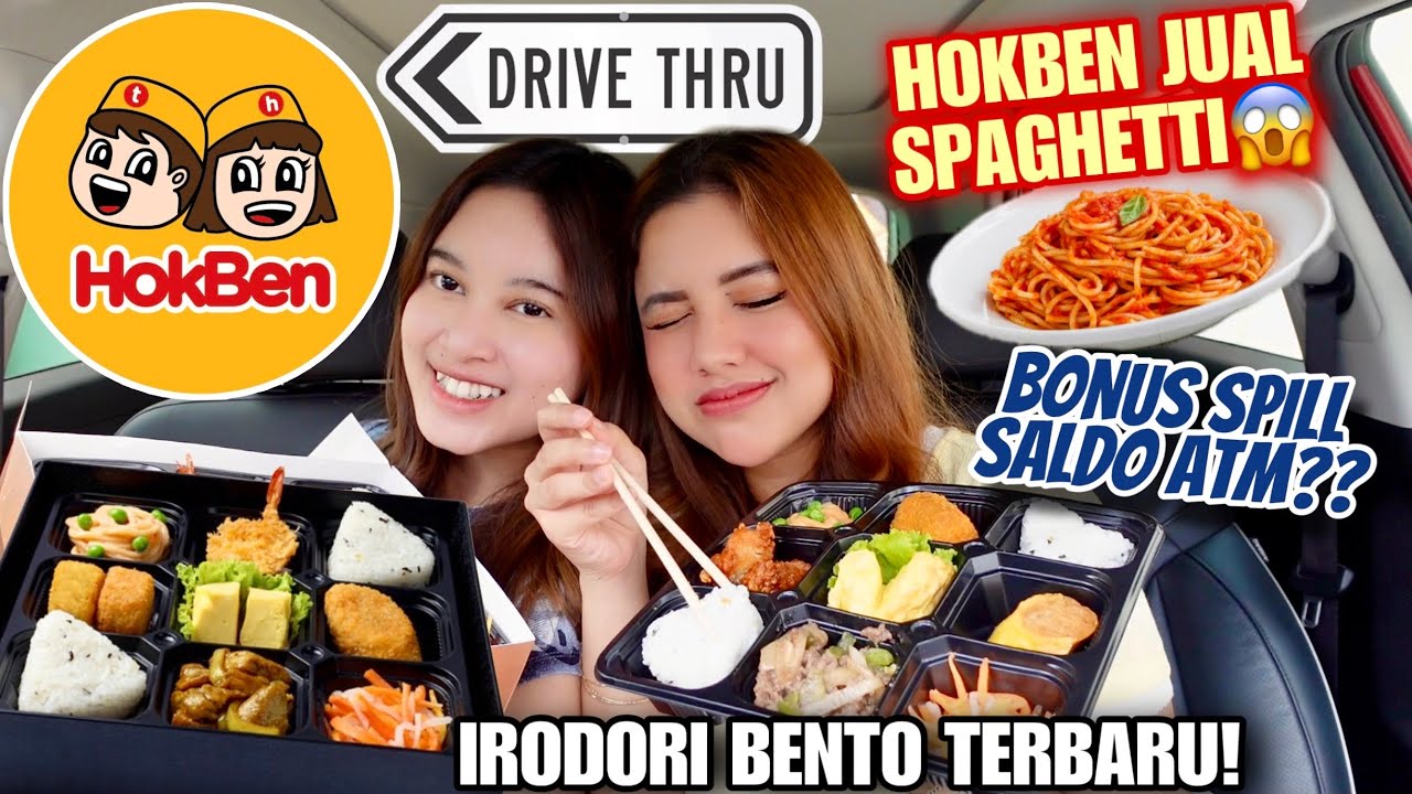 DRIVE THRU HOKBEN Ft ​⁠@Aurelliaurel BENTO 9 MENU SEKALIGUS?!!
