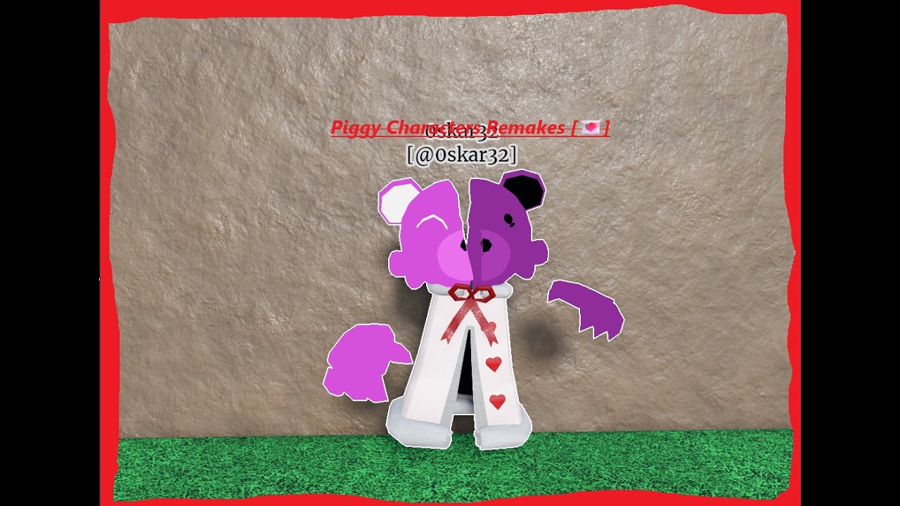 Piggy Characters Remakes VALENTINES skin💘