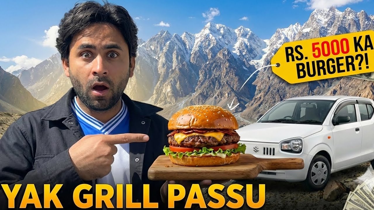 Pakistan's Most Expensive Burger? 🥩 | Islamabd to Hunza Ep 3