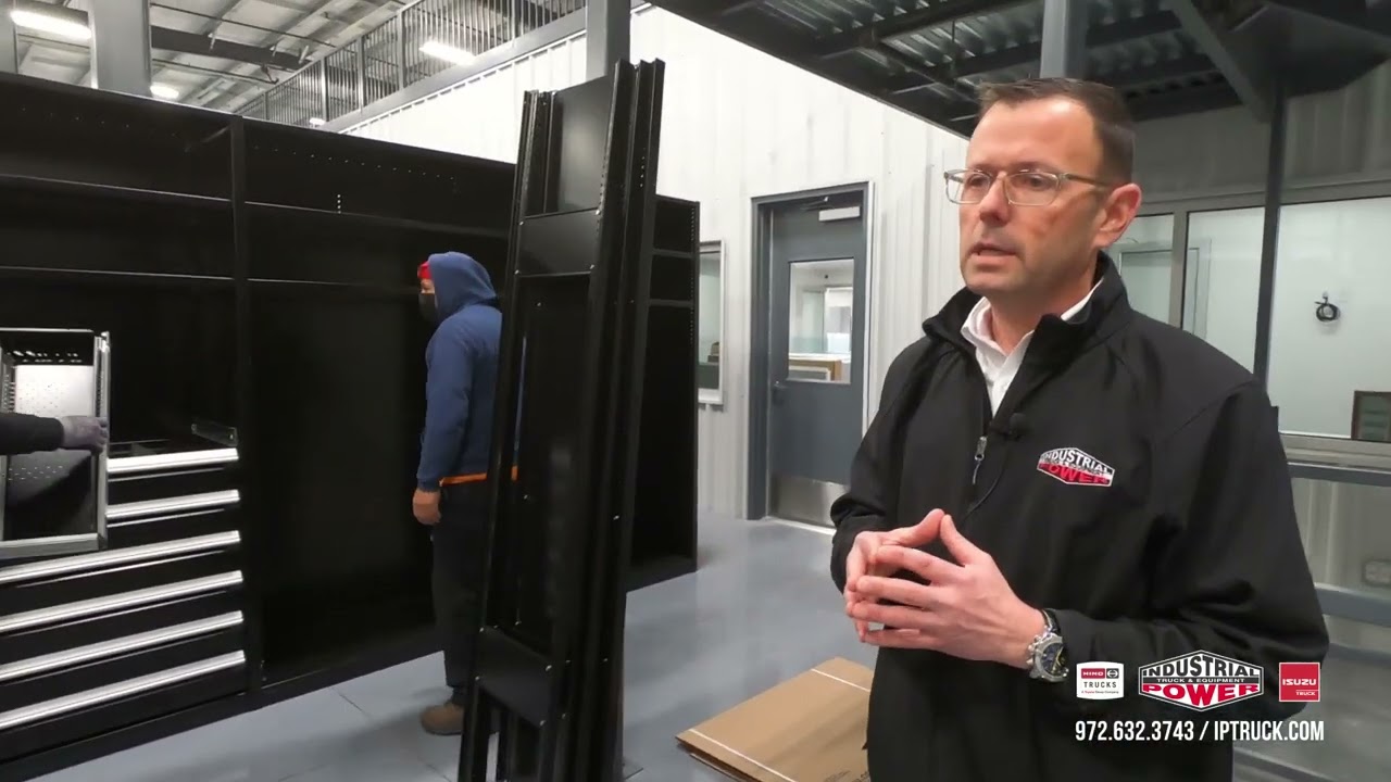 Parts Department Rousseau Shelves Install - Alpha Material Handling - IP Truck Hino Dealership