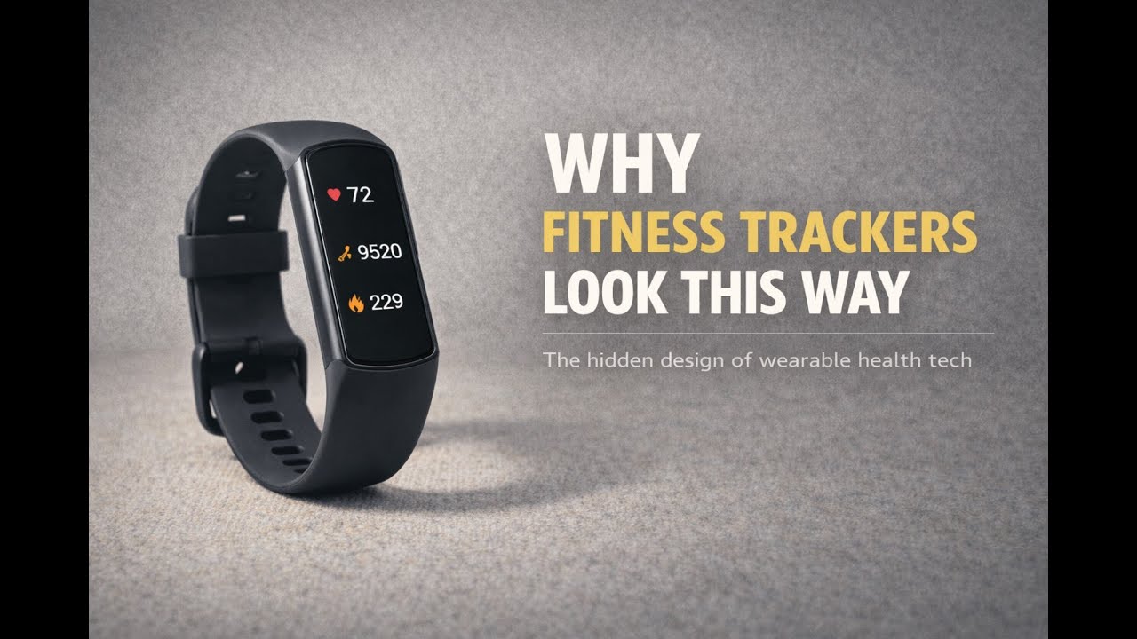 Why Fitness Trackers Look the Way They Do — The Hidden Design of Wearable Health Tech