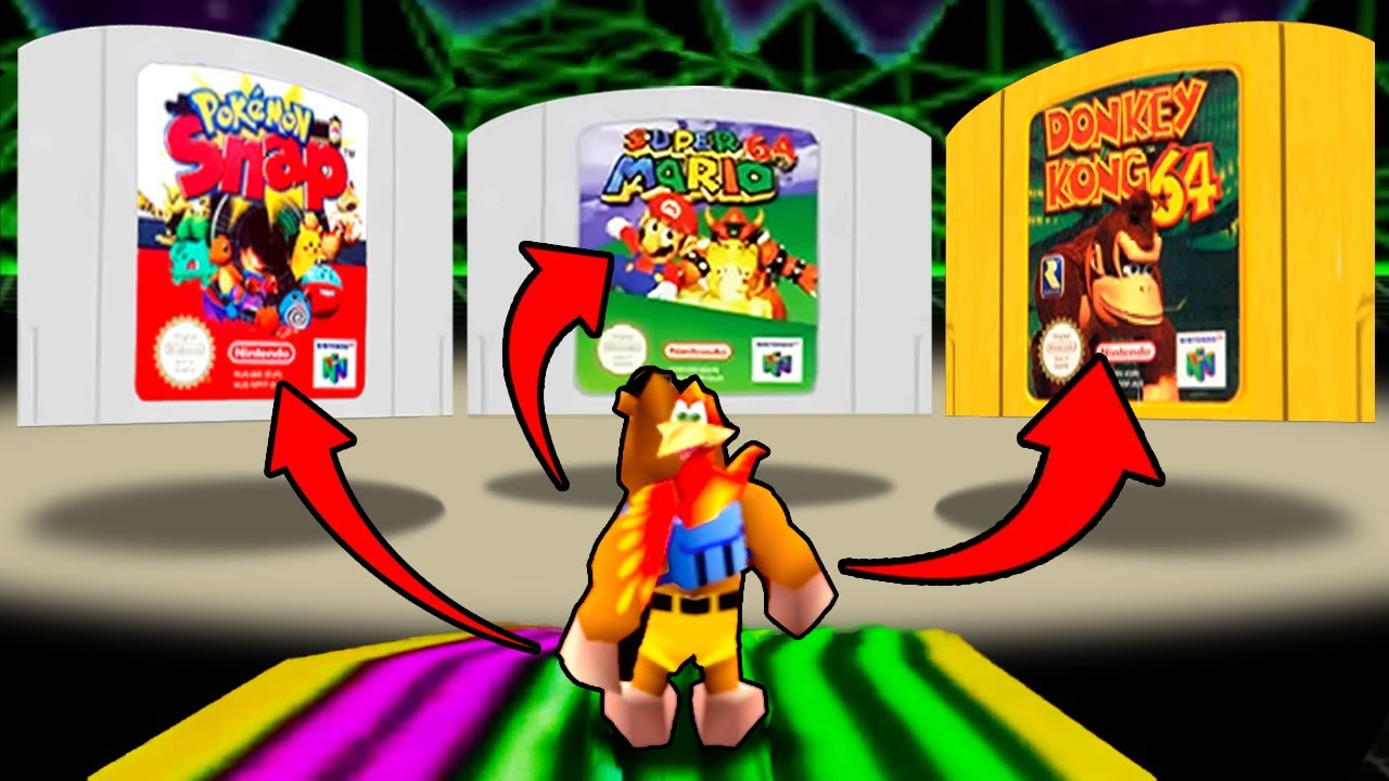 Banjo Kazooie but the Levels are DIFFERENT Nintendo Games