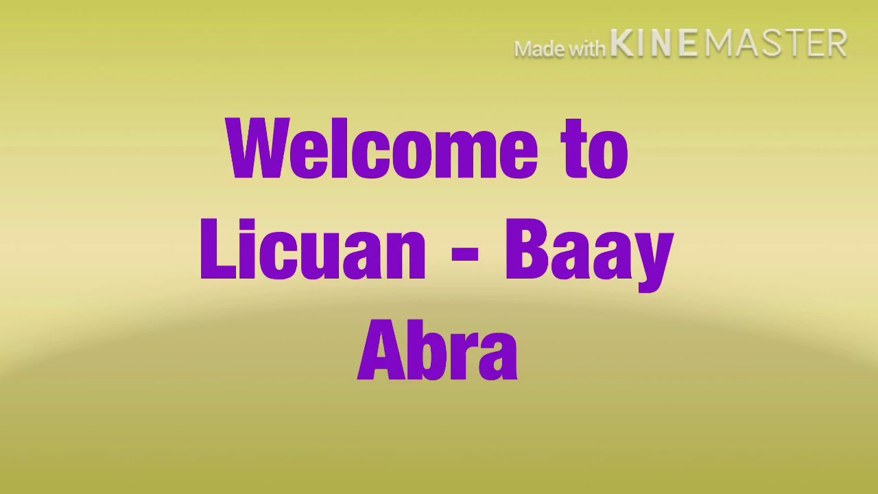 WELCOME TO LICUAN-BAAY, ABRA / Tourist Spots