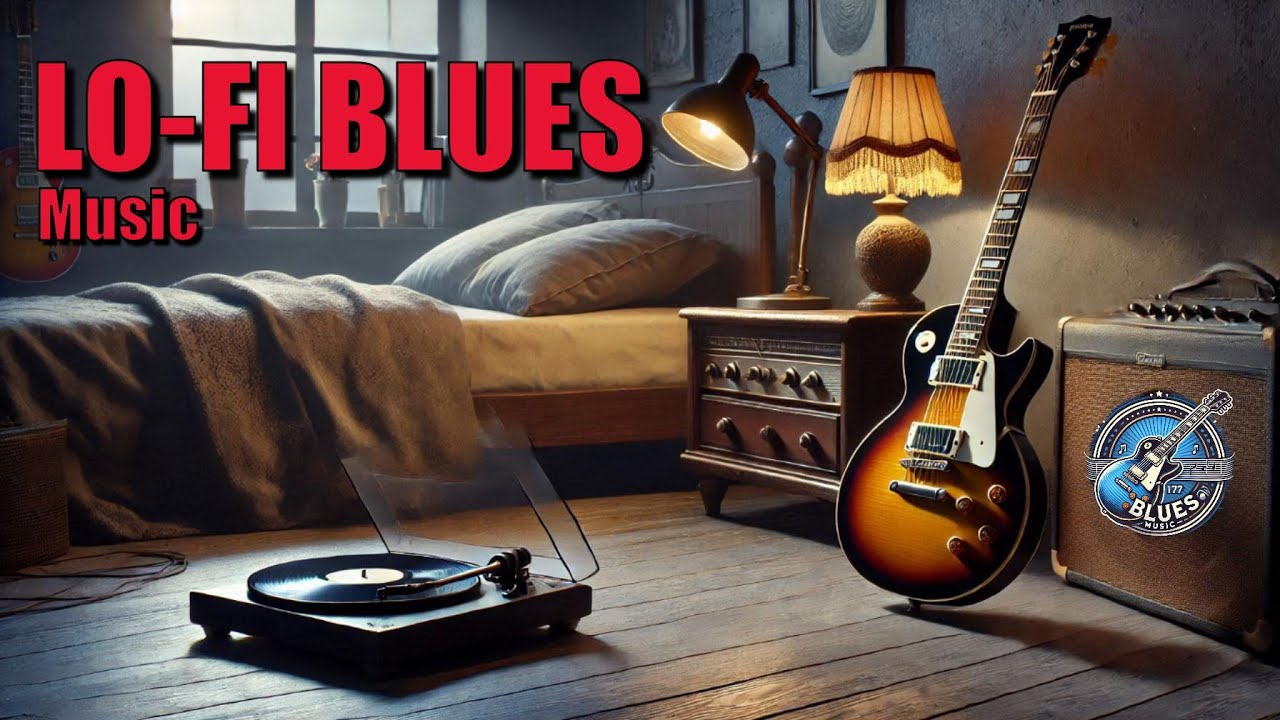 "Vinyl Blues" - Chill Lo-Fi Blues for Relaxation and Reflection
