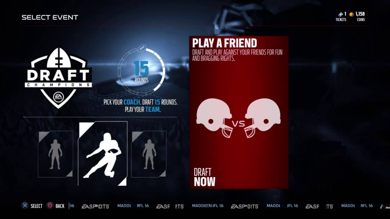 Madden NFL 16 Blind Draft Champions #1