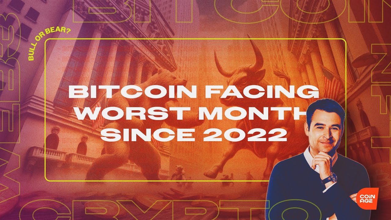 Bitcoin Facing Worst Month Since 2022 | #bitcoin #cryptonews