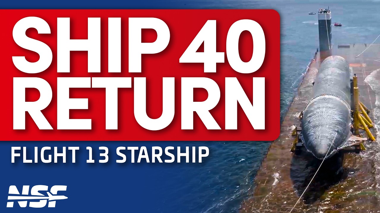 SpaceX Ship 40 returns to Starbase