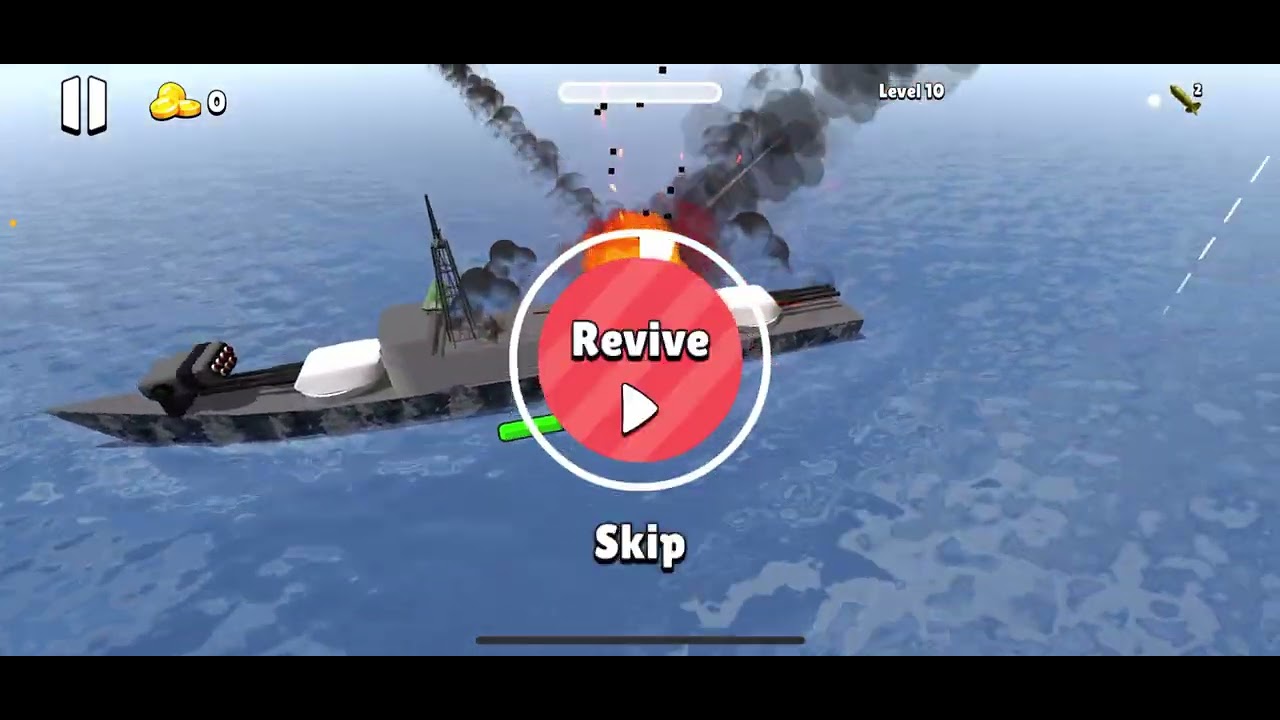 Plane vs Battleship 