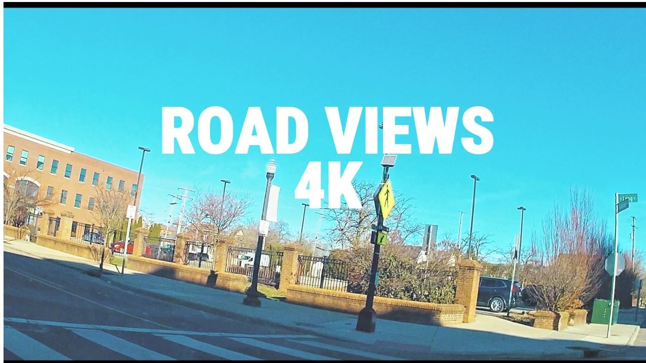 DRIVING IN COLUMBUS  4K WITH PEACEFUL MUSIC #dashcamviews , #virtualdrive