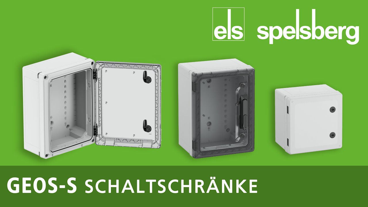 GEOS-S: Schaltschränke mit Türmechanismus