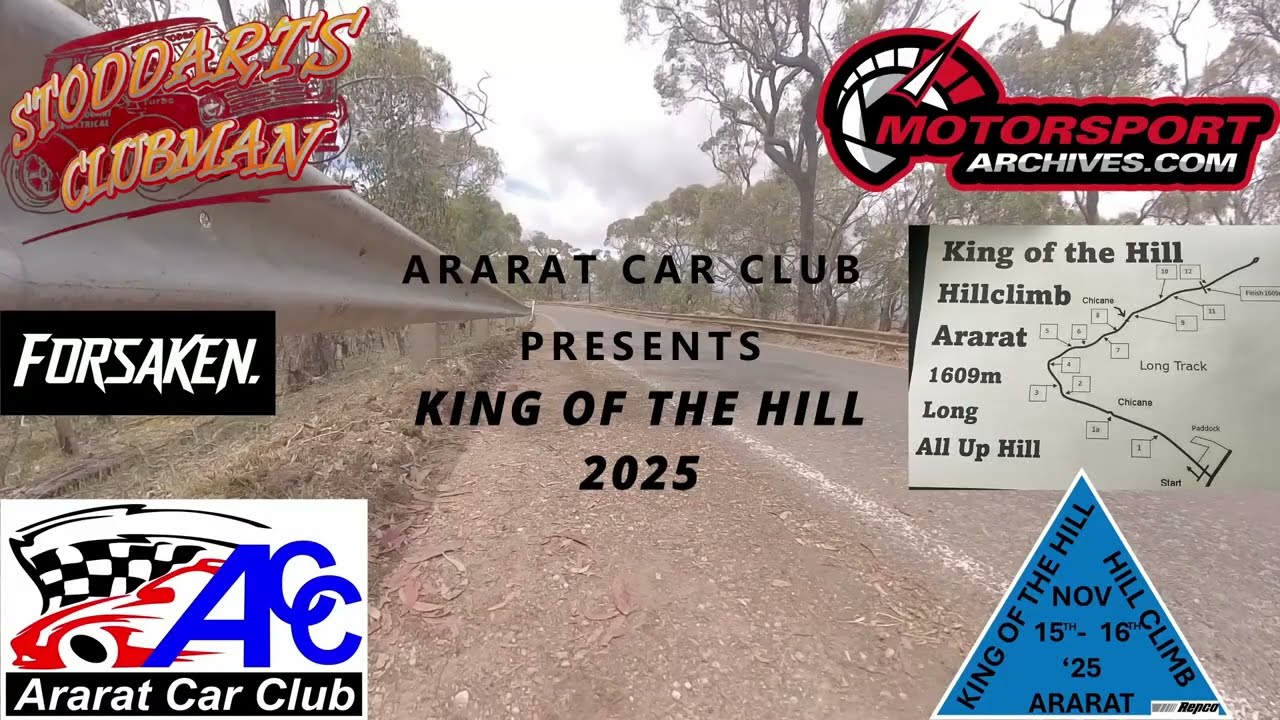 Ararat Car Club presents KING OF THE HILL | Full Competitor Highlights 2025 | PART 1