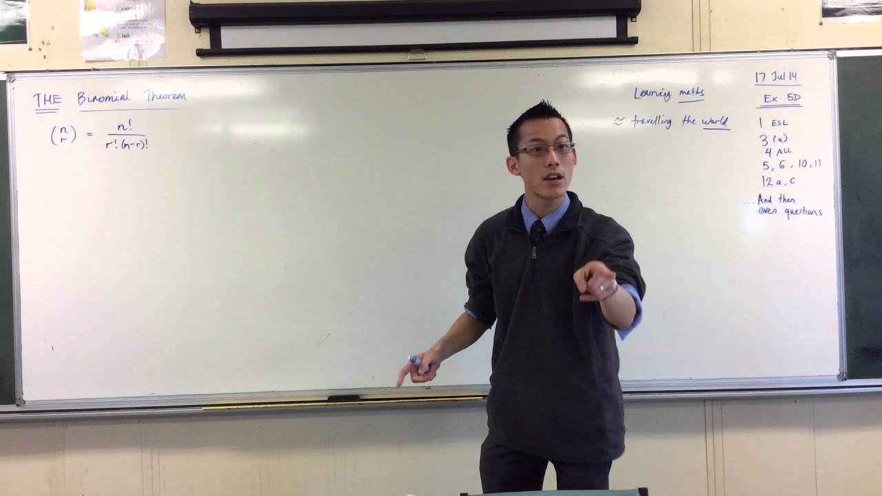 An ingenious & unexpected proof of the Binomial Theorem (1 of 2: Prologue)