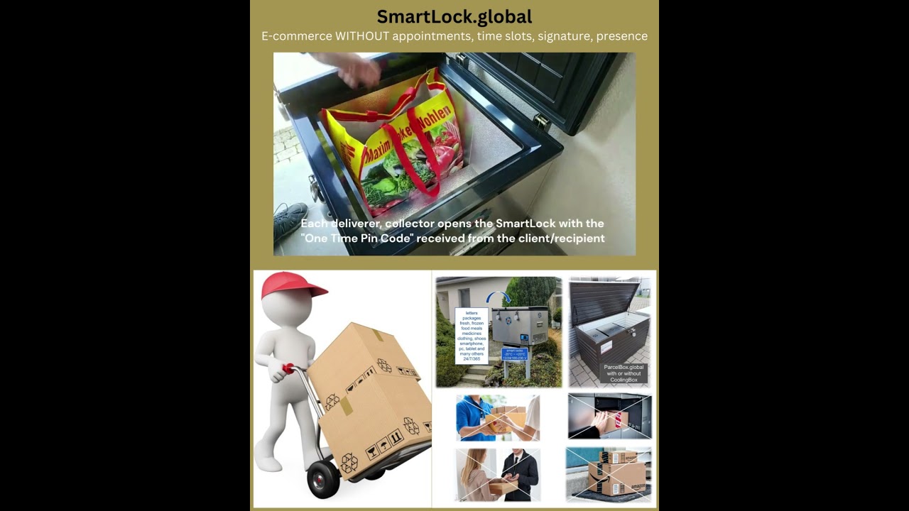 We Revolutionize "Golden - Final - Last Mile Delivery" - Worldwide by SmartLock.global