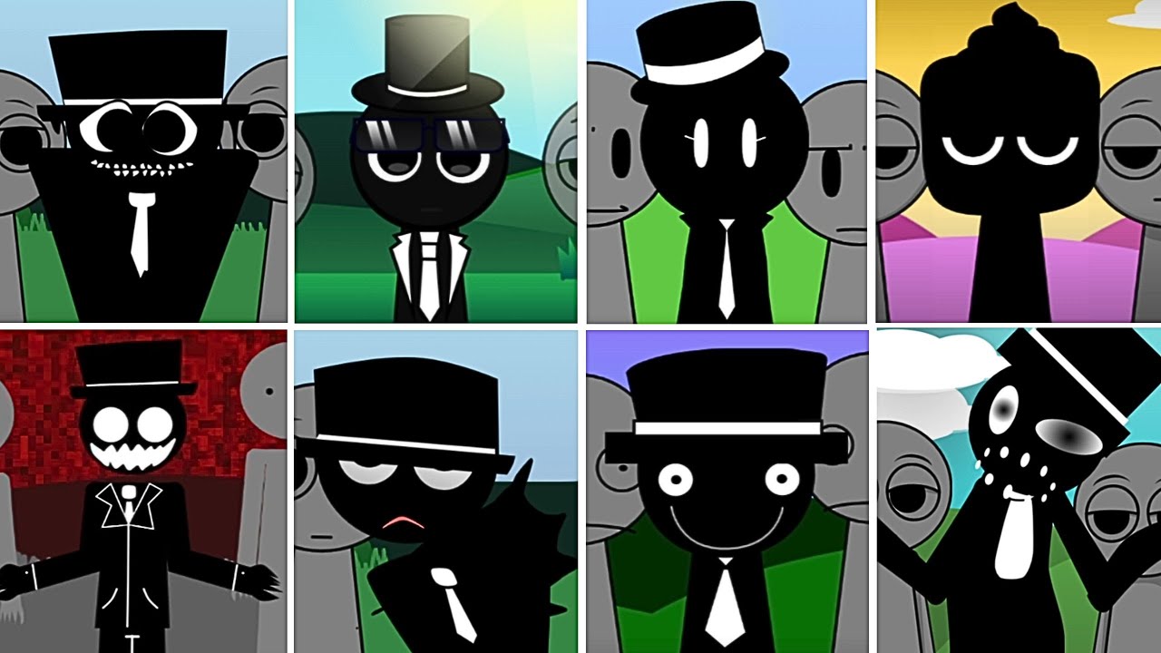 Incredibox - Sprunki ALL MR.BLACK HAT in Random Different Mods.Newest Mods.Episode 17