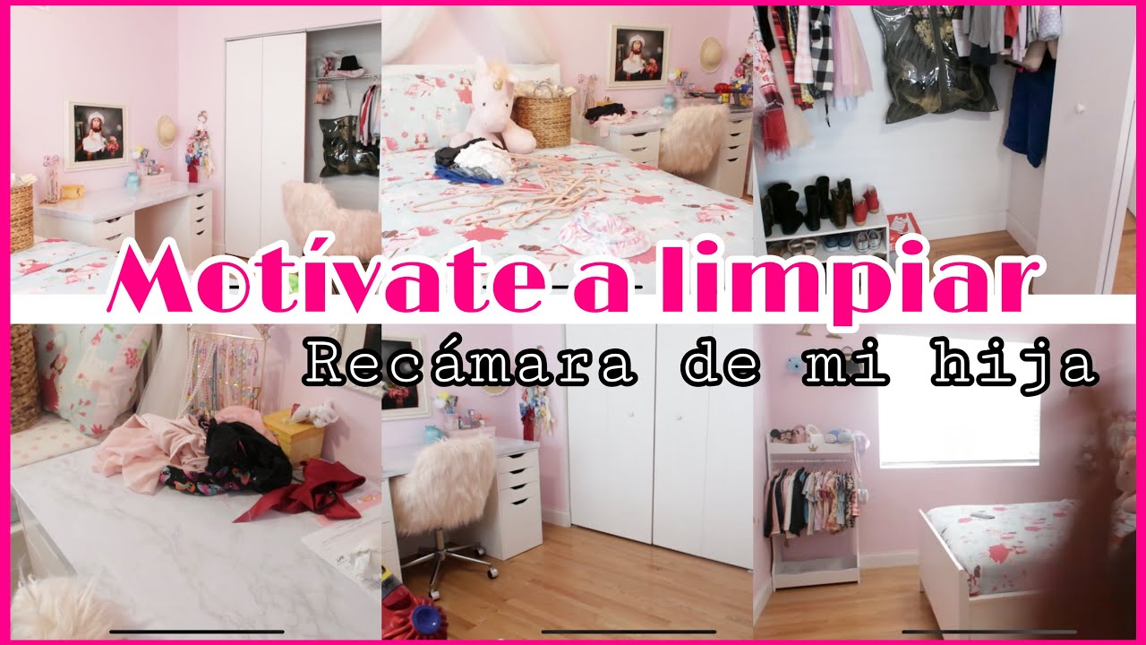 MOTIVACION PARA LIMPIAR LA CASA || LIMPIA CONMIGO | LIMPIEZA Y DEPURACION  EN EL CUARTO DE MI HIJA