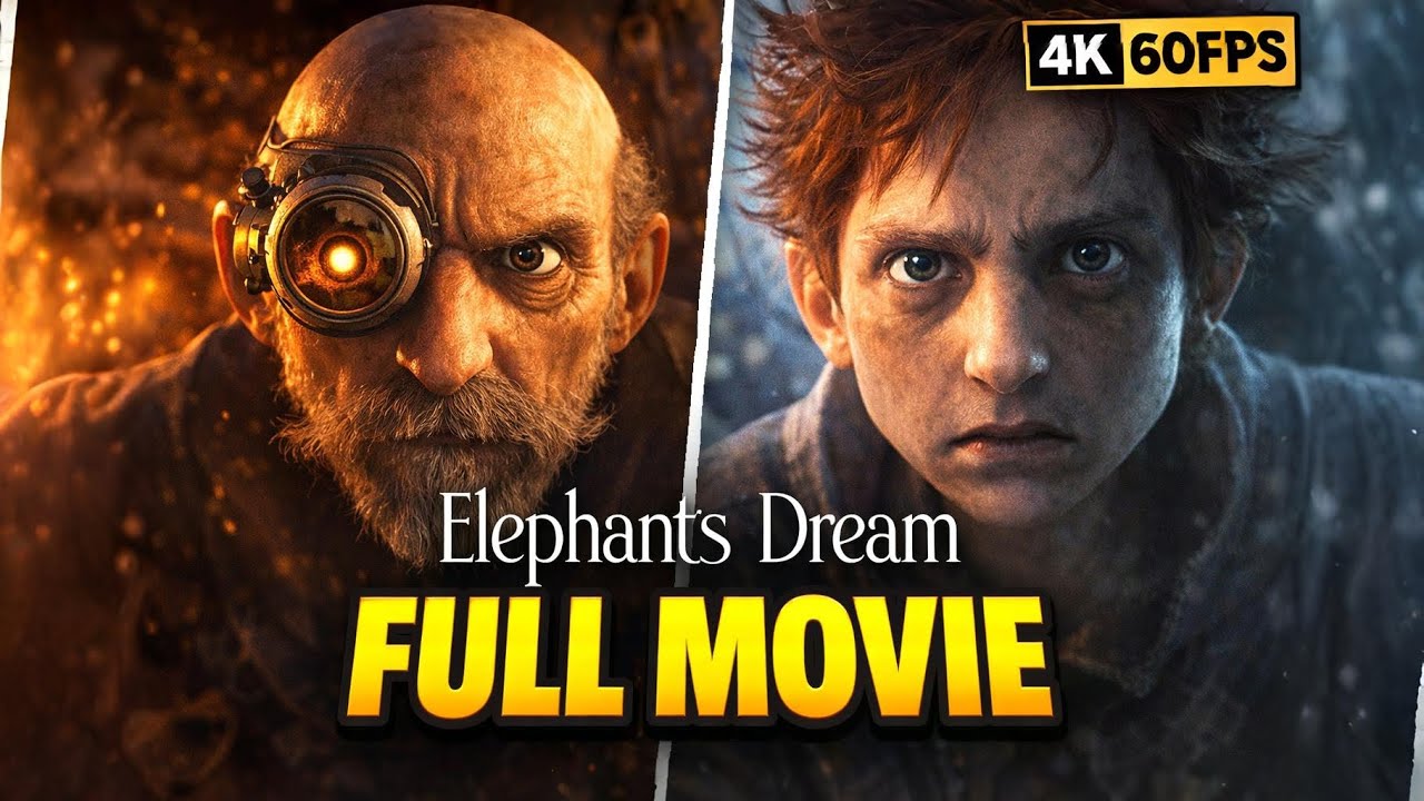 Elephants Dream (2006) – Full Movie | 4K 60FPS Ultra HD Animated Short