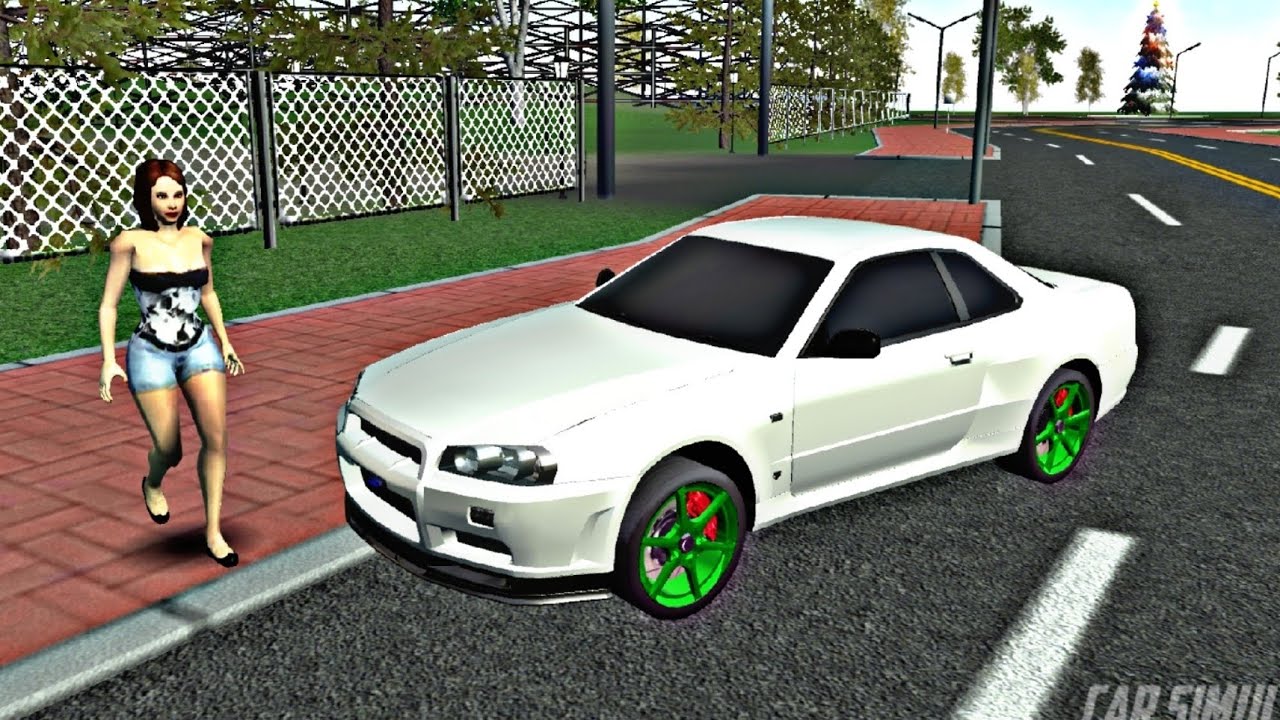 Nissan Skyline GT-R: вождение частного такси - Car Simulator 2 - геймплей на Android