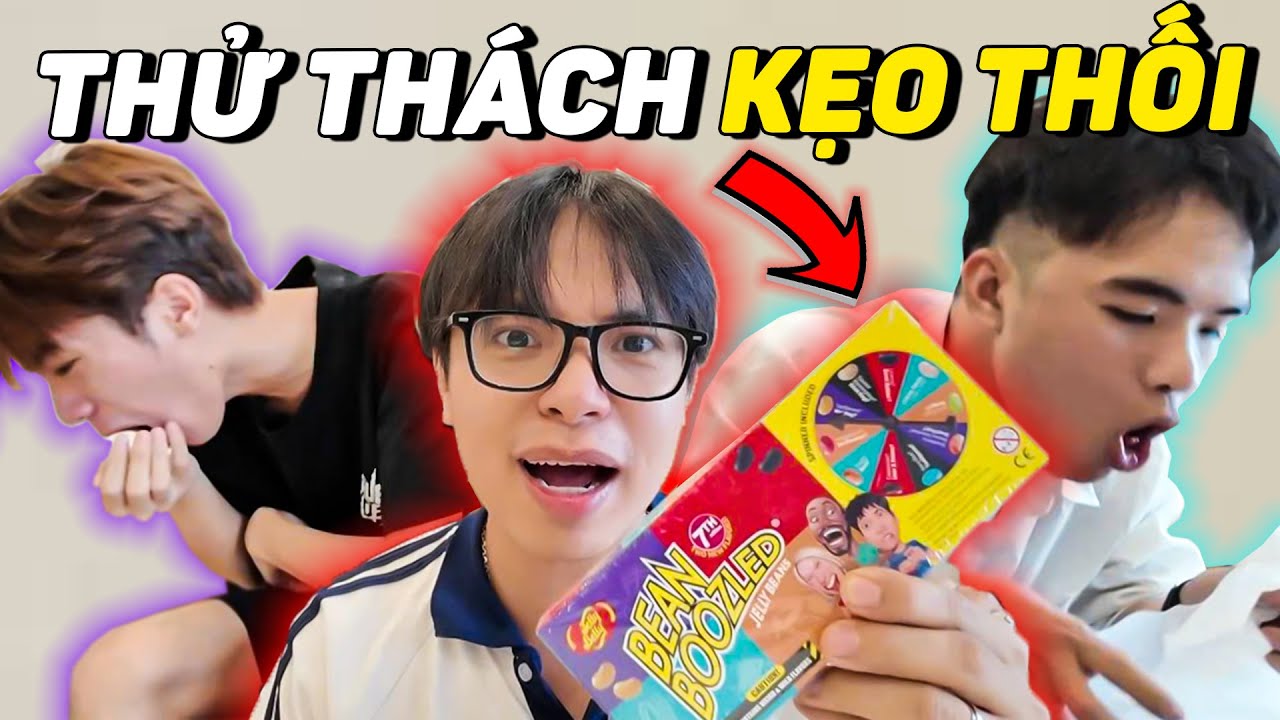 THỬ THÁCH LẦN ĐẦU ĂN KẸO THỐI CÙNG LONGR VÀ HOÀNG TIẾN NGHỊ