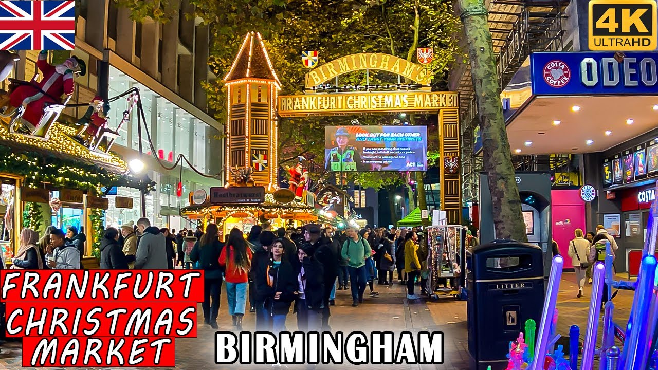 The Most Decorated Christmas Market in The World 2023 | Birmingham City Centre UK 4K